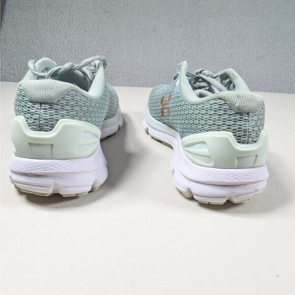 Under Armour Womens Shoes Size 7 Green Charged Gemini Running 3026500-300 - Picture 8 of 9